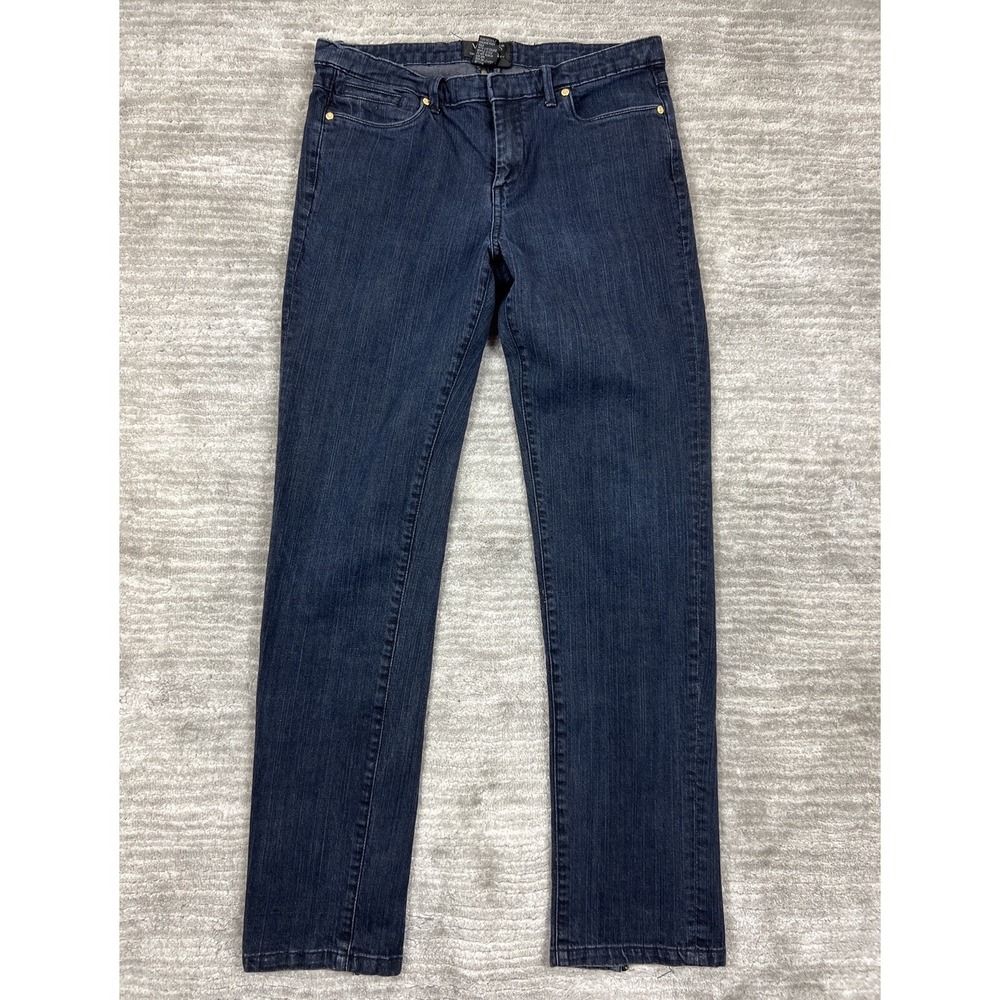 Venus Jeans Womens 8‎ Dark Wash Blue The Goddess Fit Back Zipper Slim Straight